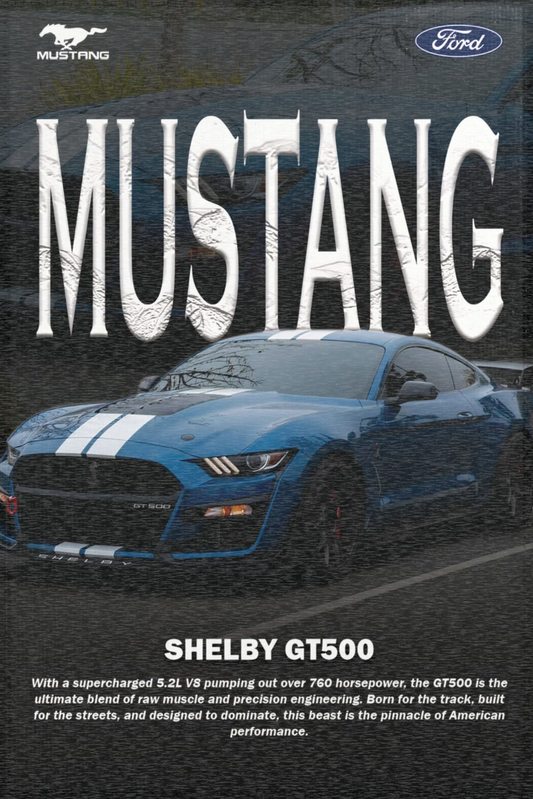 NitroCorsa Mustang Dekor Halı