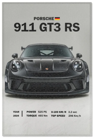 NitroCorsa 911 GT3 RS Dekor Halı